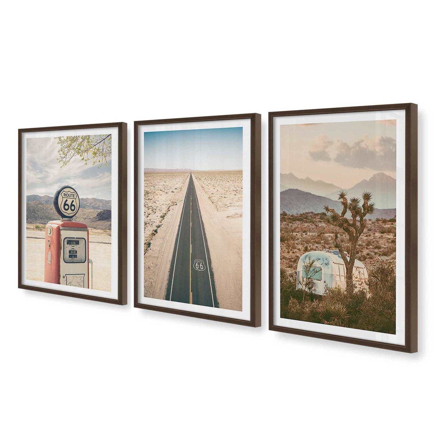 [Color:Belvinder Brown], Picture of art in a Belvinder Brown frame at an angle