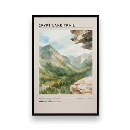 [Color:Satin Black], Picture of art in a Satin Black frame
