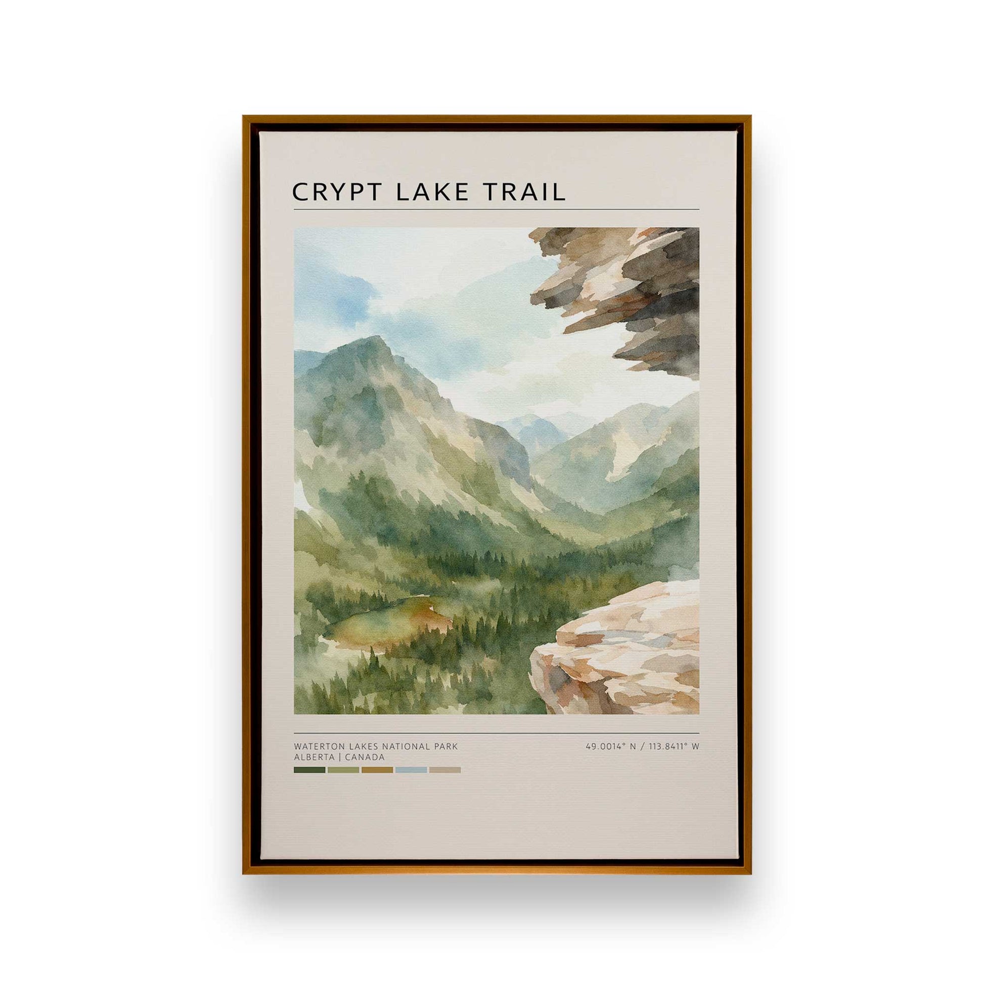 [Color:Polished Gold], Picture of art in a Polished Gold frame