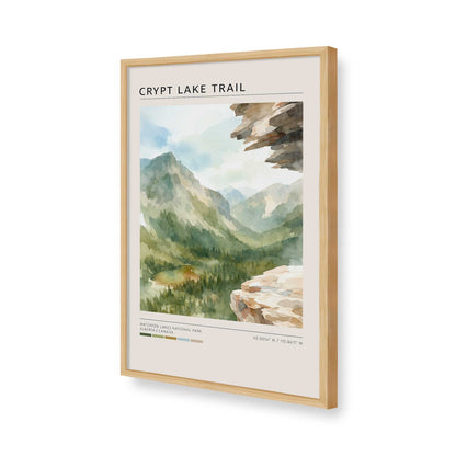 [Color:American Maple], Picture of art in a American Maple frame of the corner