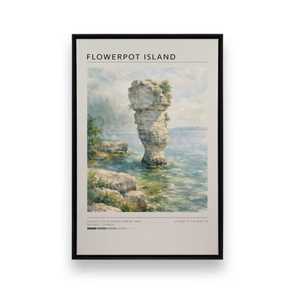 [Color:Satin Black], Picture of art in a Satin Black frame