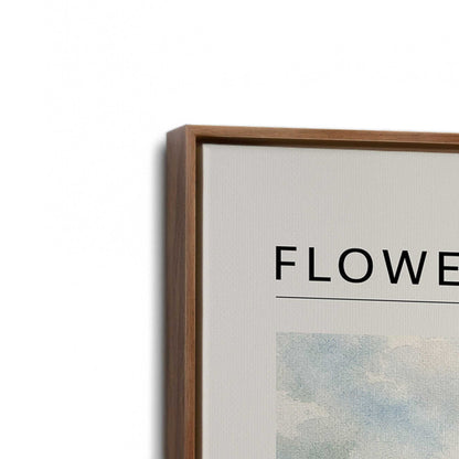 [Color:Walnut], Picture of art in a Walnut frame at an angle