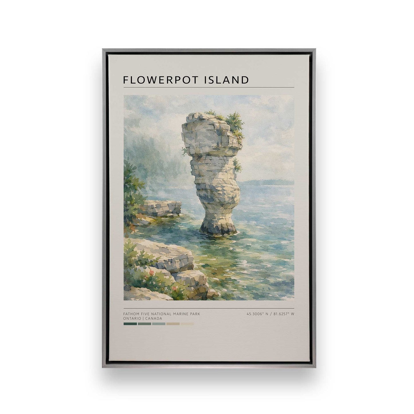 [Color:Polished Chrome], Picture of art in a Polished Chrome frame