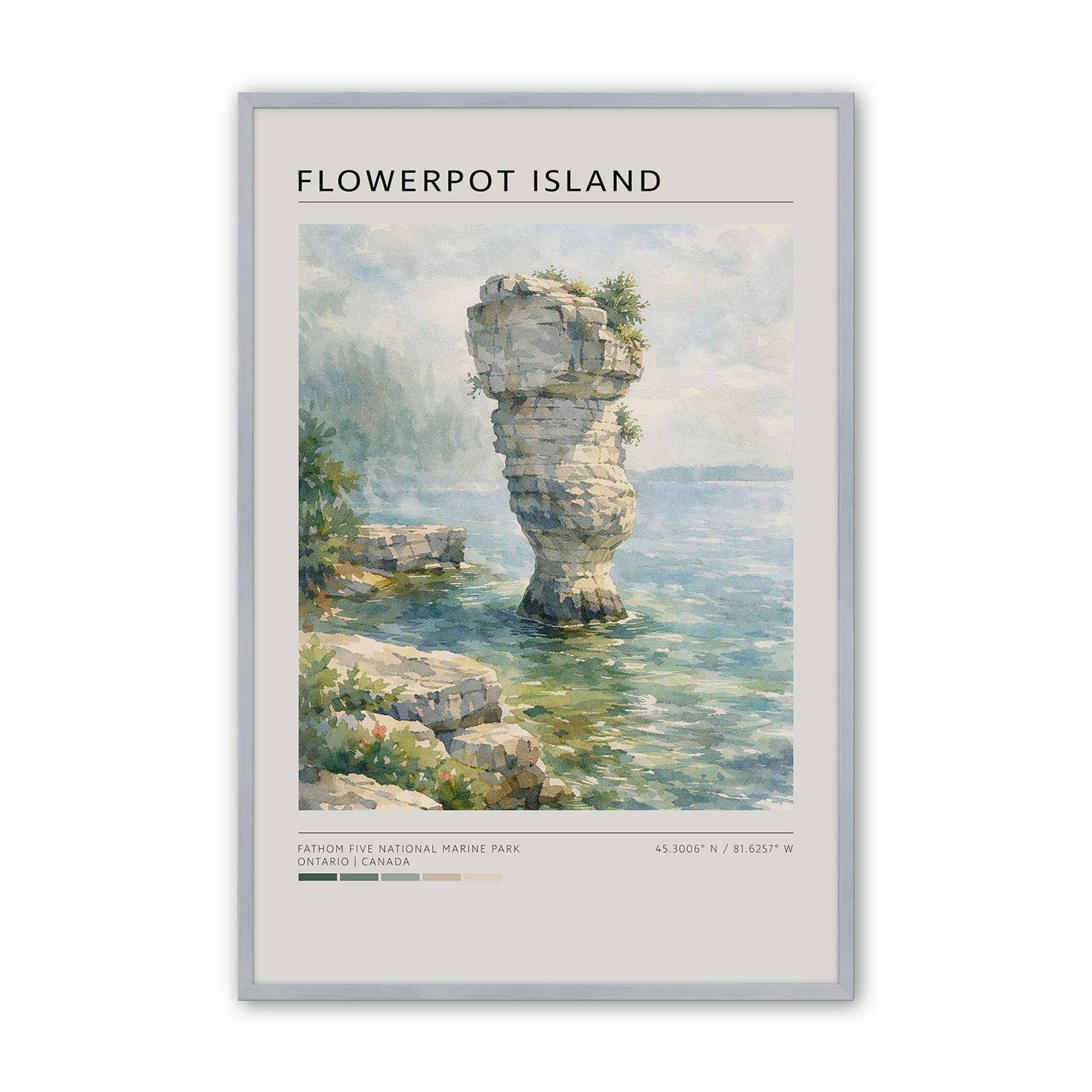 [Color:Polished Chrome], Picture of art in a Polished Chrome frame