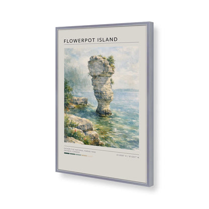 [Color:Polished Chrome], Picture of art in a Polished Chrome frame of the corner