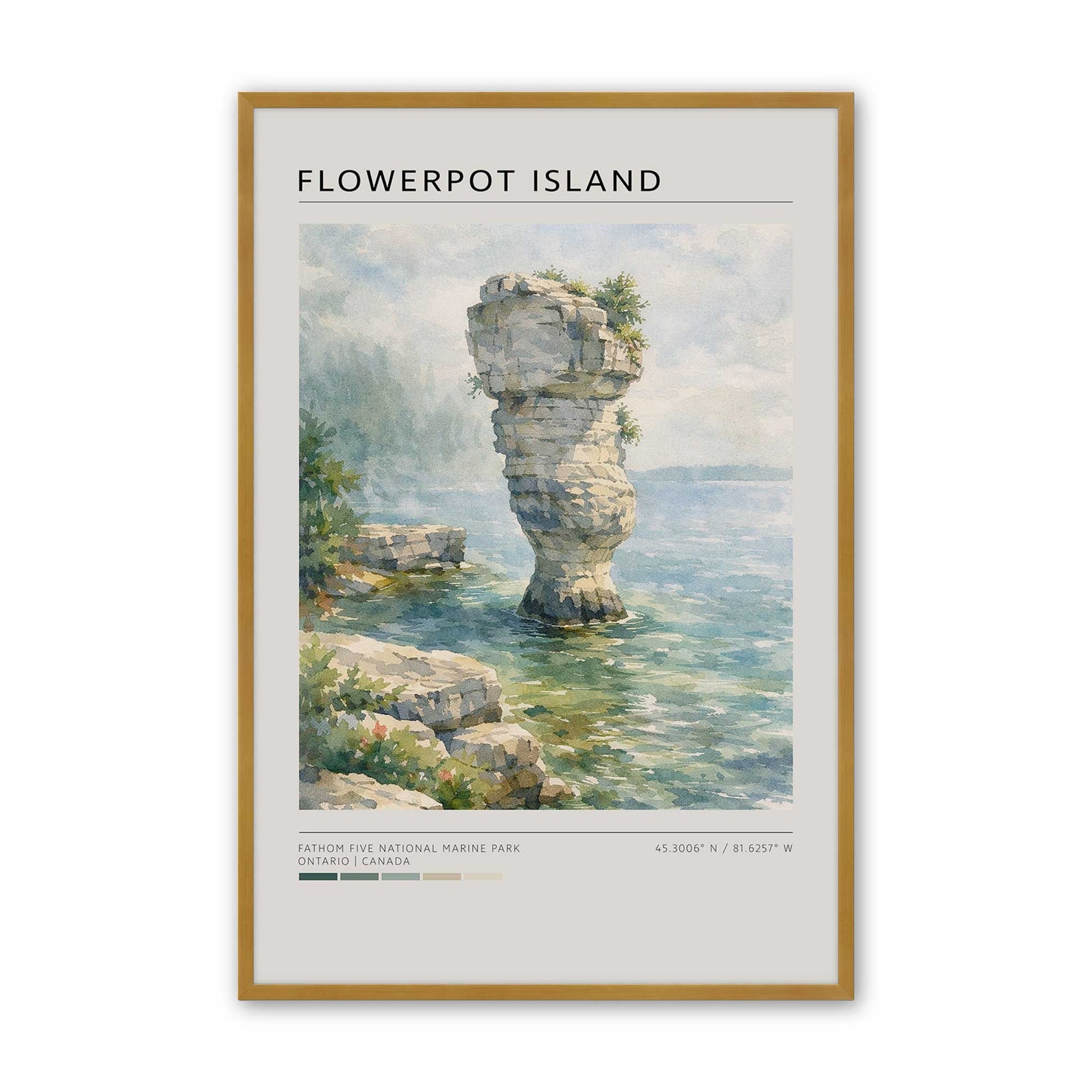 [Color:Polished Gold], Picture of art in a Polished Gold frame