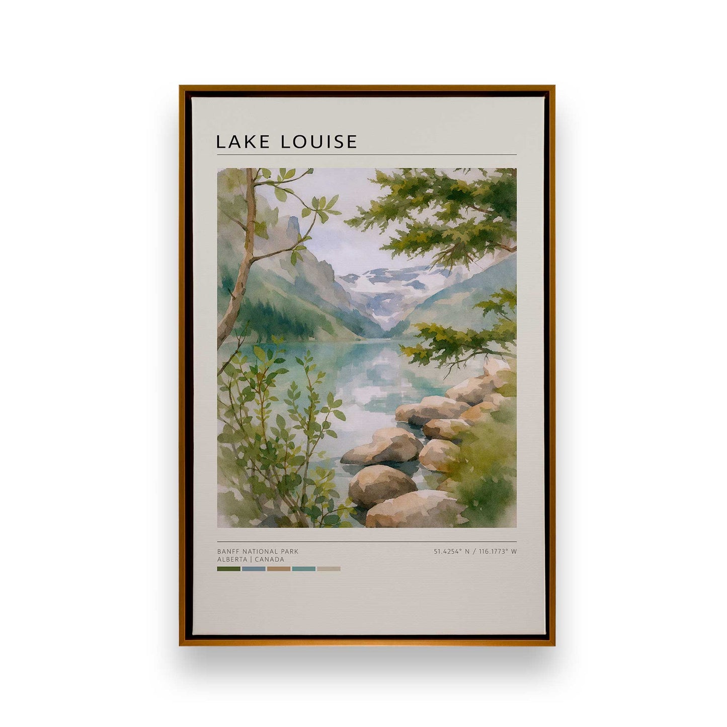 [Color:Polished Gold], Picture of art in a Polished Gold frame