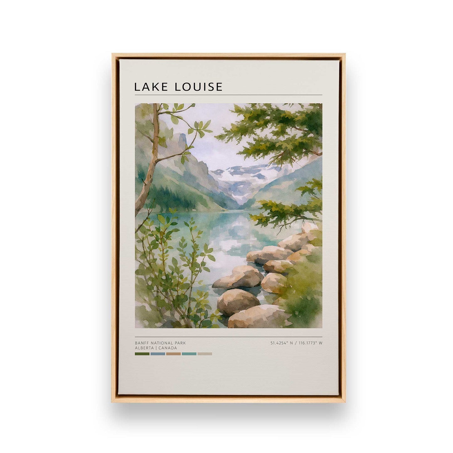 [Color:American Maple], Picture of art in an American Maple frame