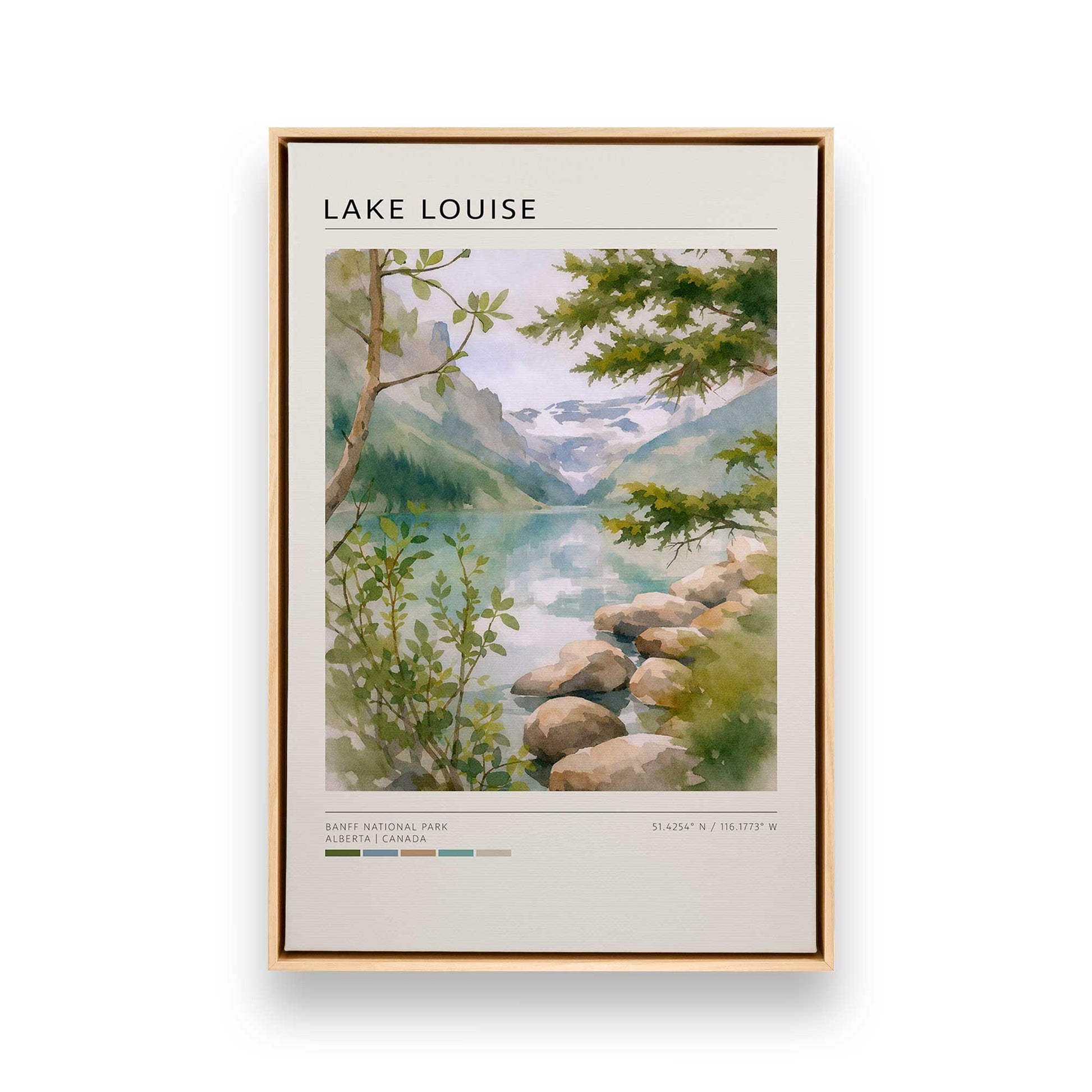 [Color:American Maple], Picture of art in an American Maple frame
