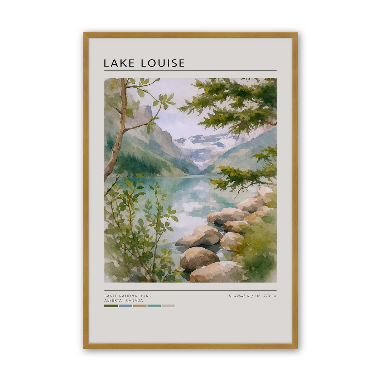 [Color:Polished Gold], Picture of art in a Polished Gold frame