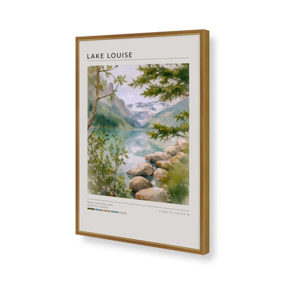 [Color:Polished Gold], Picture of art in a Polished Gold frame of the corner