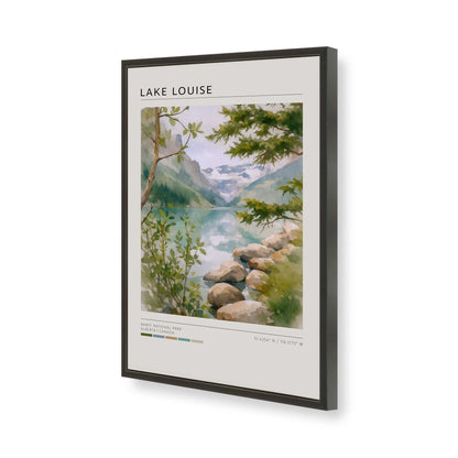 [Color:Satin Black], Picture of art in a Satin Black frame of the corner