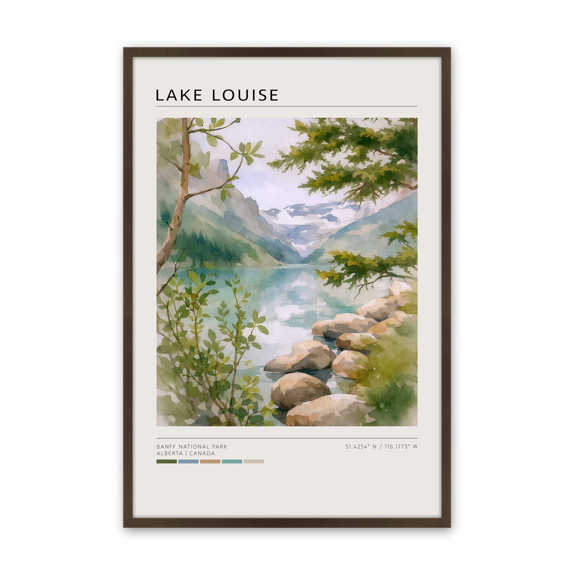 [Color:Belvinder Brown], Picture of art in a Belvinder Brown frame