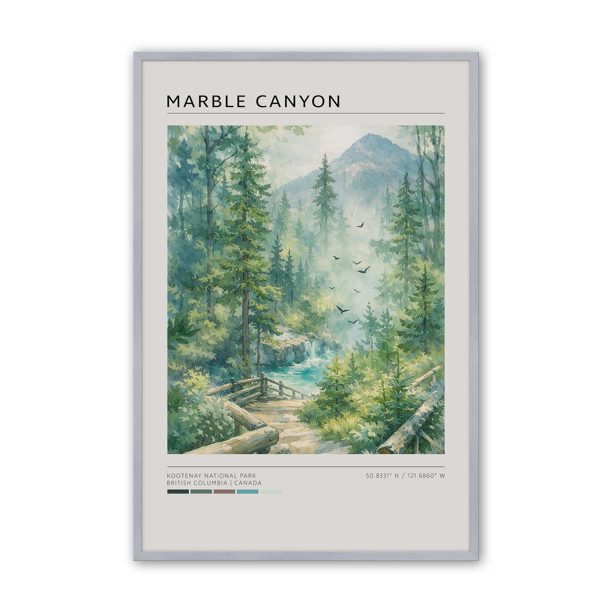 [Color:Polished Chrome], Picture of art in a Polished Chrome frame