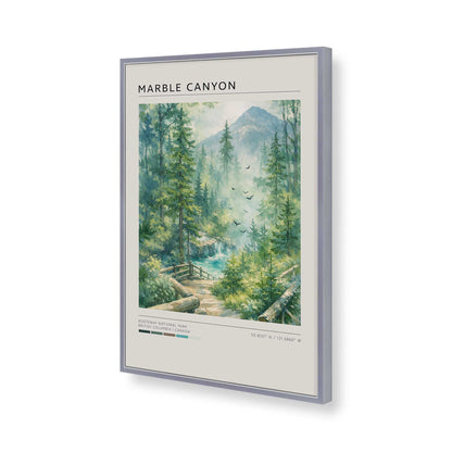 [Color:Polished Chrome], Picture of art in a Polished Chrome frame of the corner