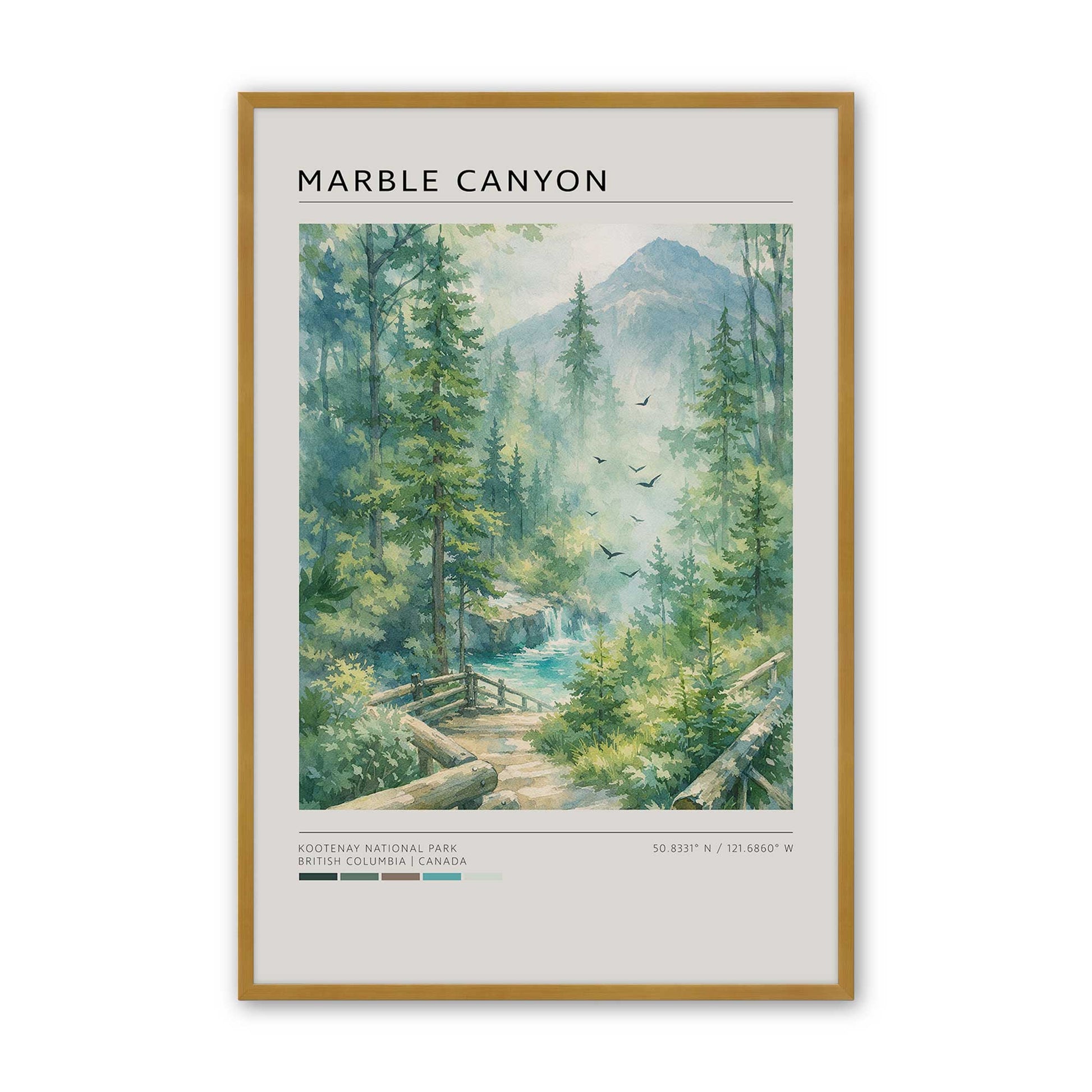 [Color:Polished Gold], Picture of art in a Polished Gold frame