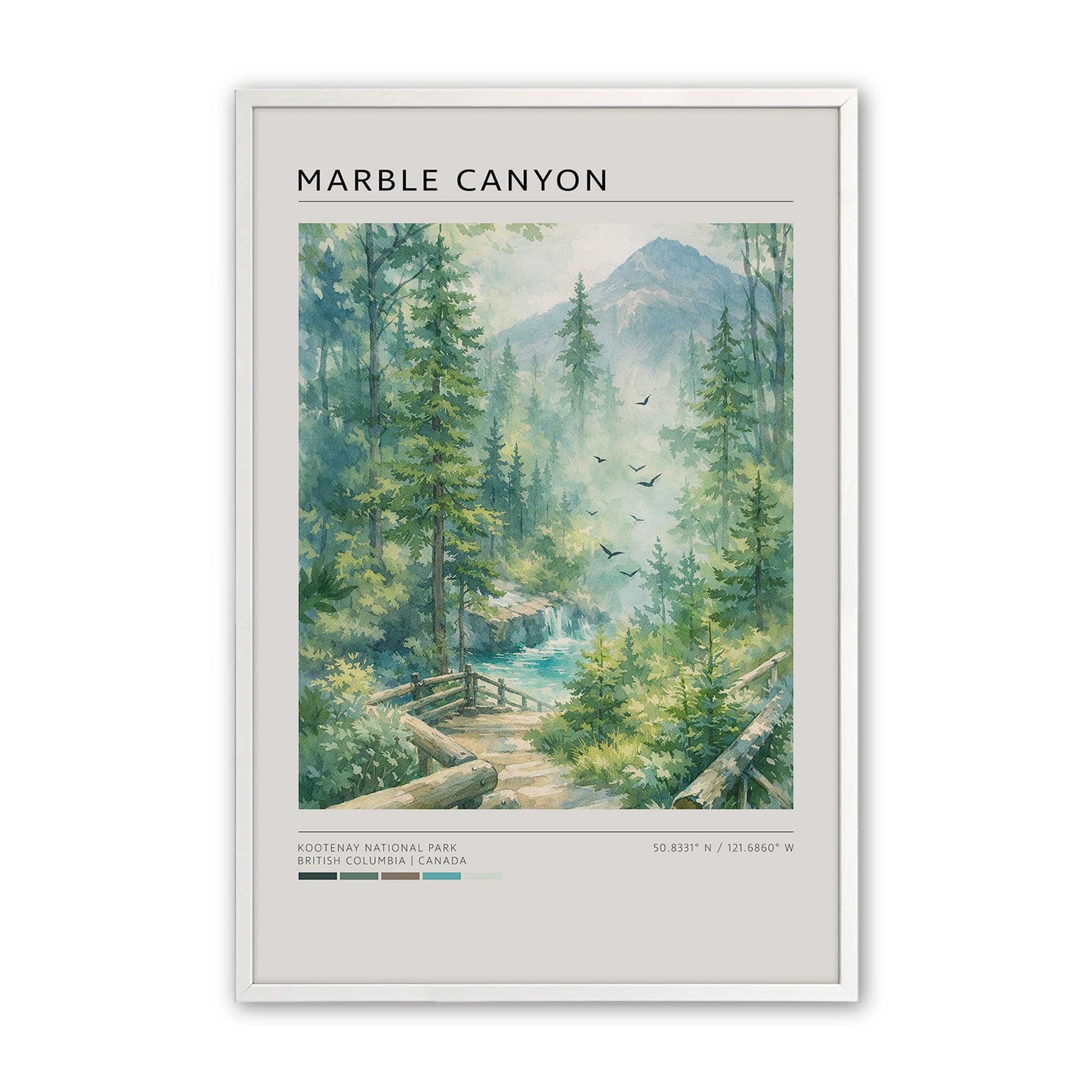[Color:Opaque White], Picture of art in a Opaque White frame