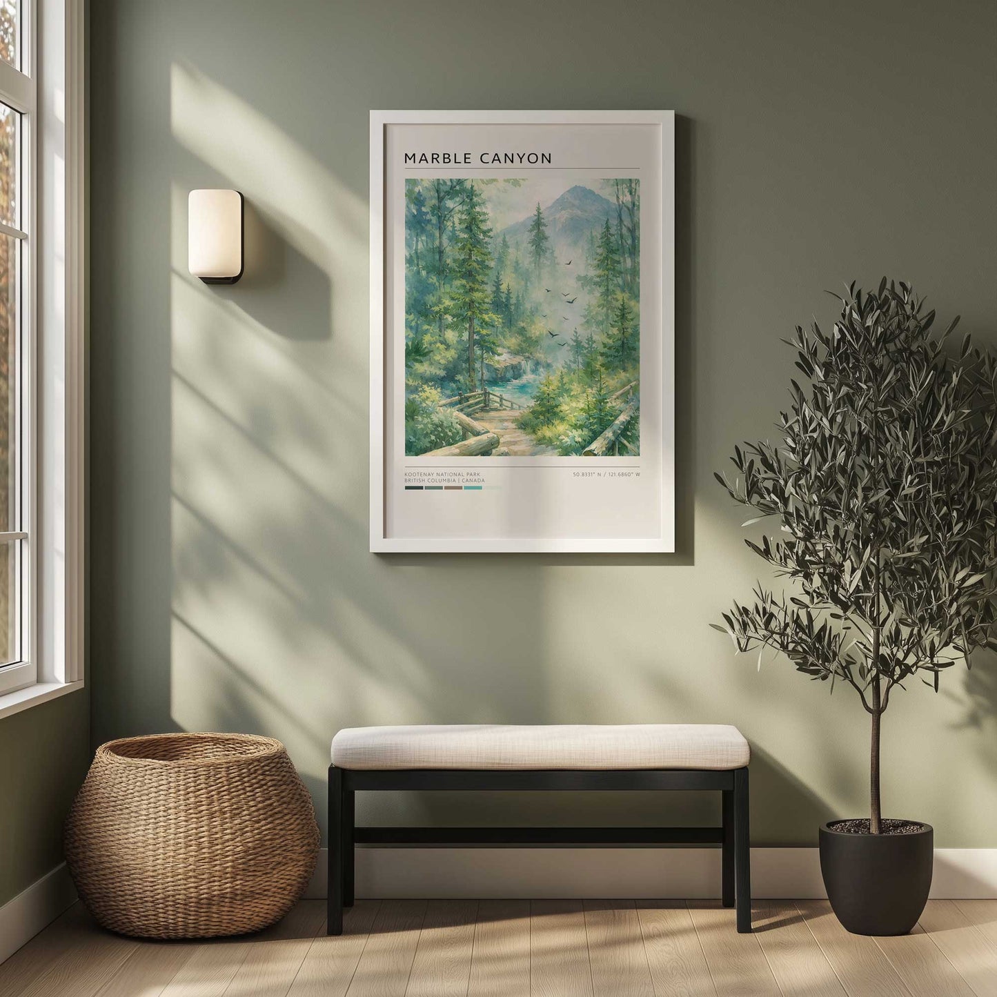 Picture of art in a room