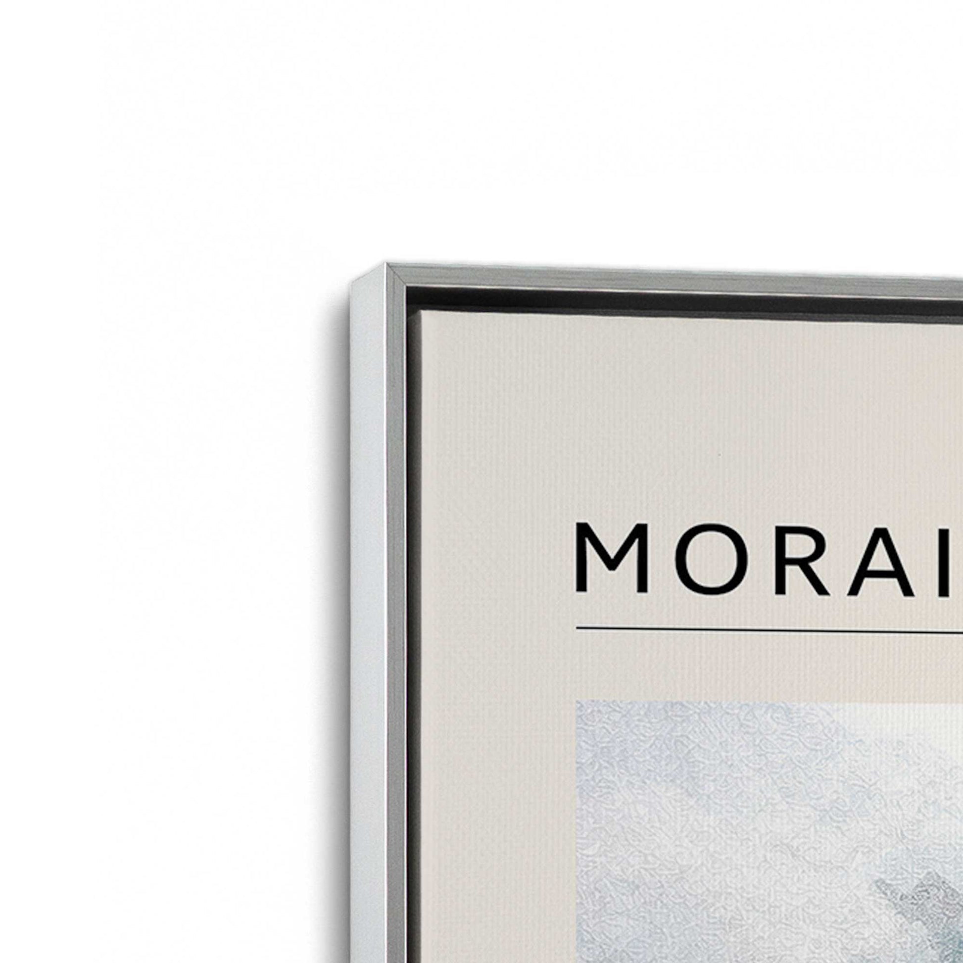 [Color:Polished Chrome], Picture of art in a Polished Chrome frame at an angle
