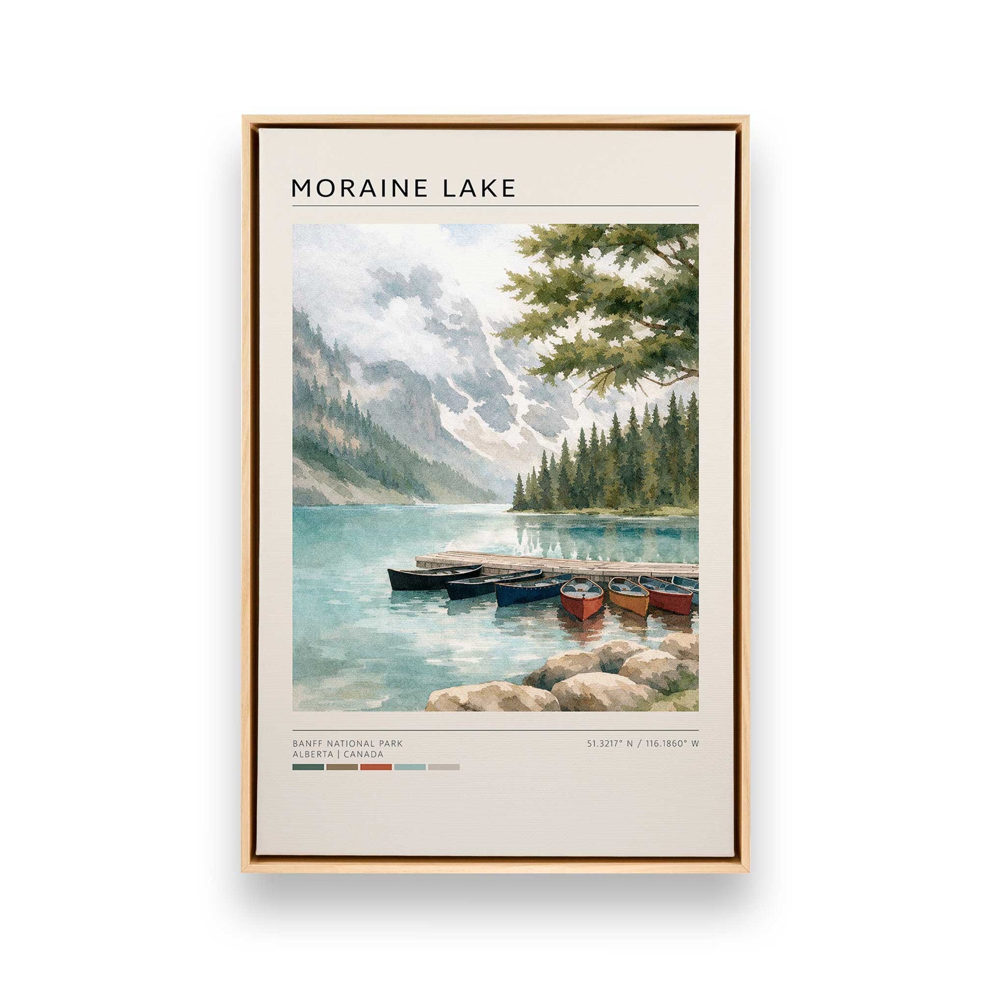 [Color:American Maple], Picture of art in an American Maple frame