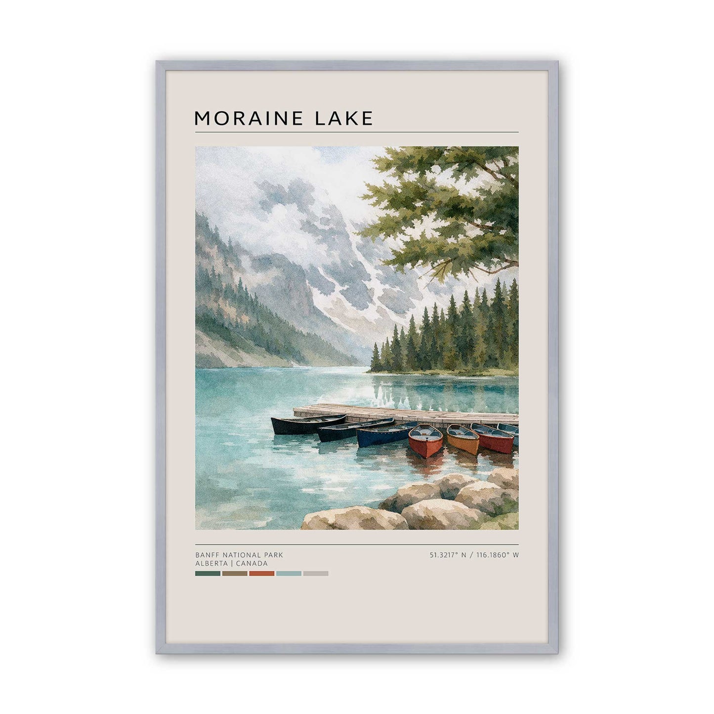 [Color:Polished Chrome], Picture of art in a Polished Chrome frame