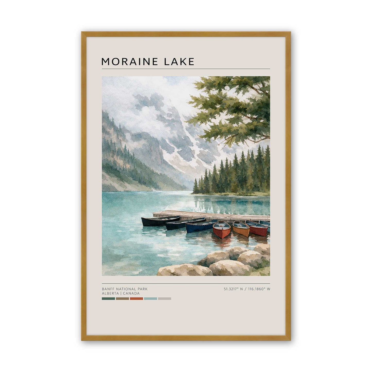 [Color:Polished Gold], Picture of art in a Polished Gold frame