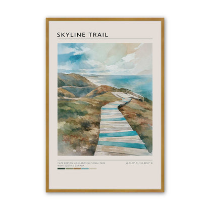 [Color:Polished Gold], Picture of art in a Polished Gold frame