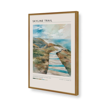 [Color:Polished Gold], Picture of art in a Polished Gold frame of the corner