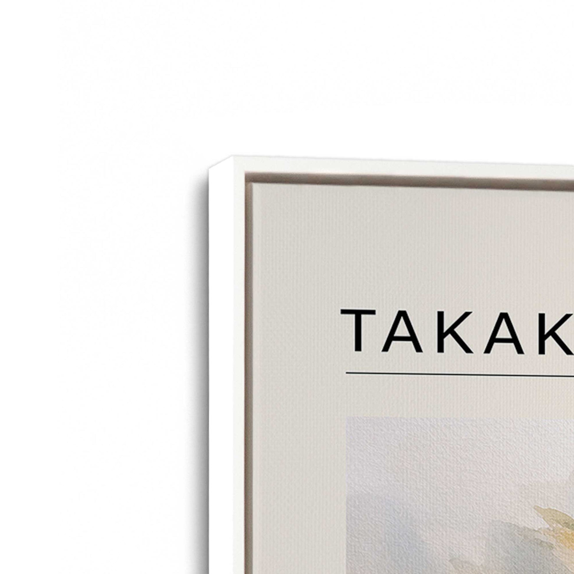 [Color:Opaque White], Picture of art in a White frame at an angle