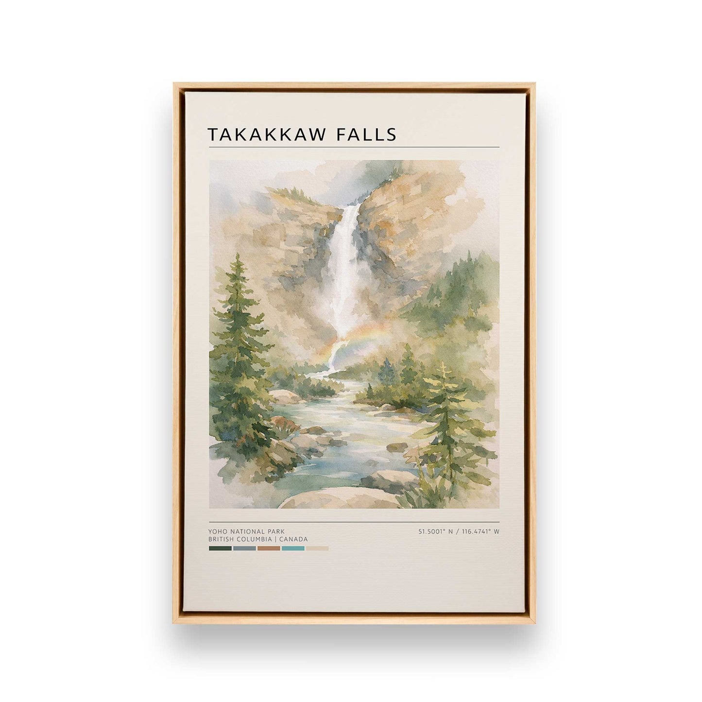 [Color:American Maple], Picture of art in a American Maple frame