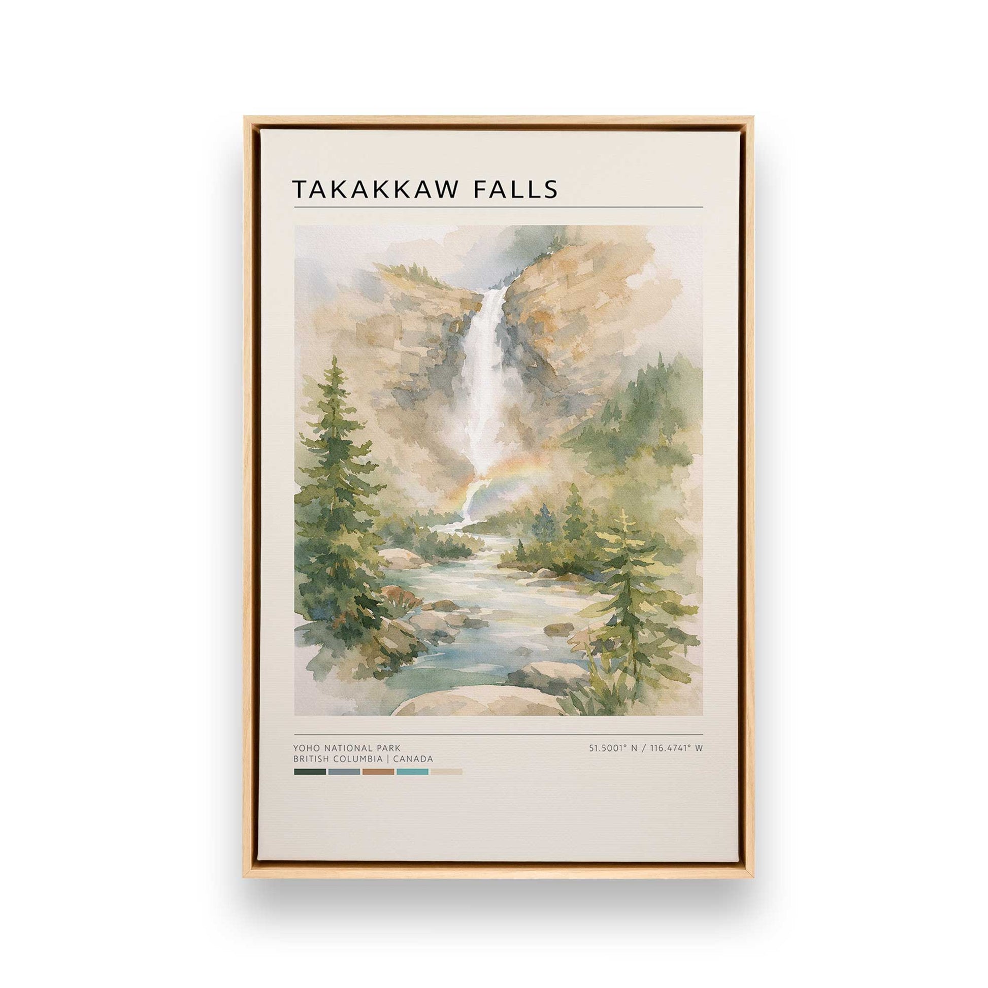 [Color:American Maple], Picture of art in a American Maple frame