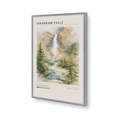 [Color:Polished Chrome], Picture of art in a Polished Chrome frame of the corner