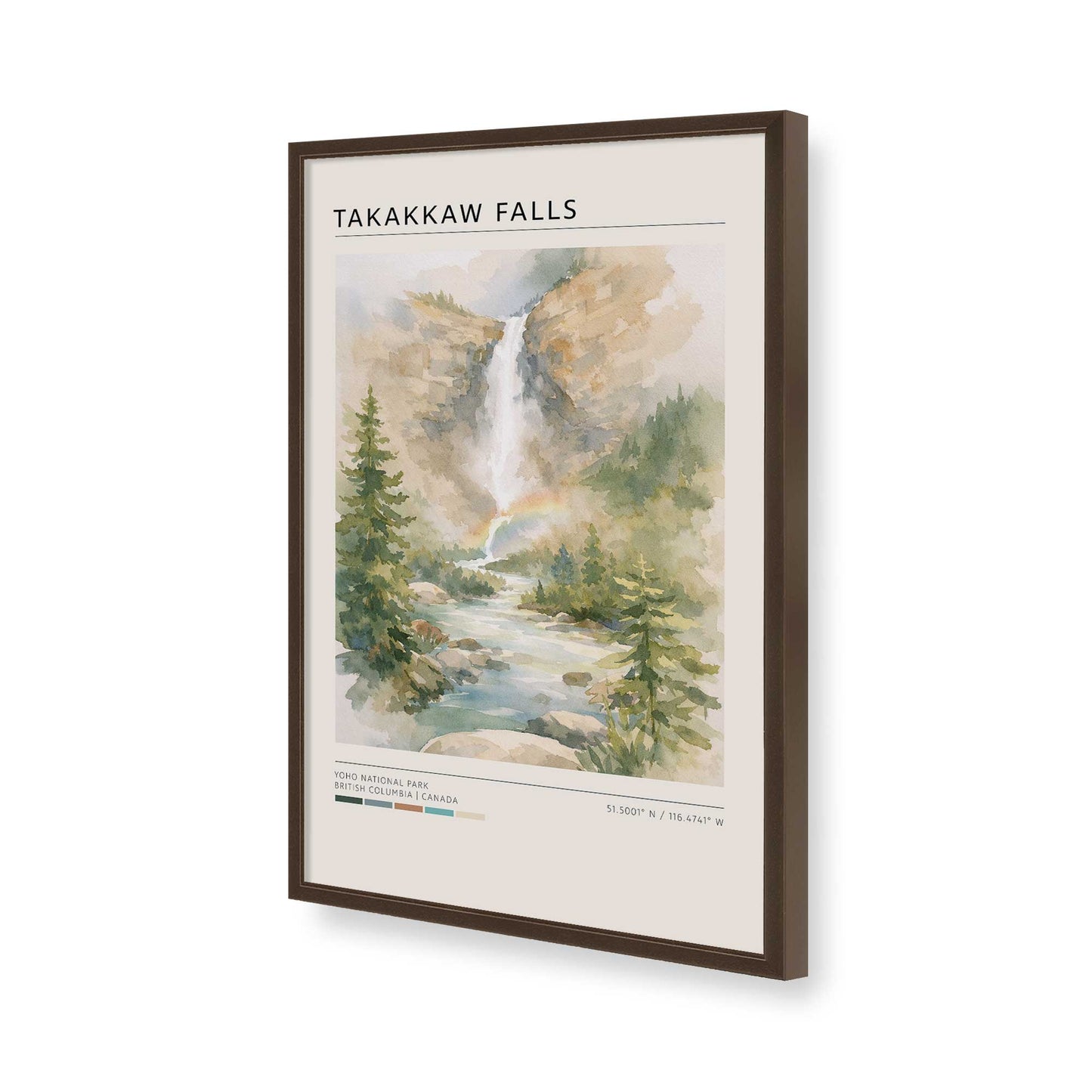 [Color:Belvinder Brown], Picture of art in a Belvinder Brown frame of the corner