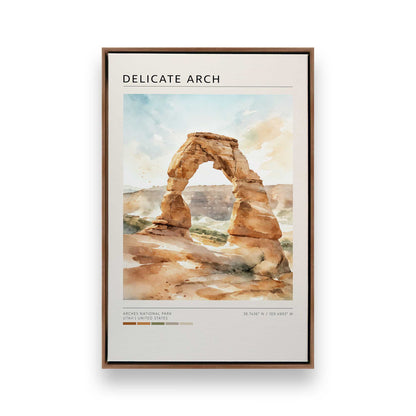 [Color:Walnut], Picture of art in a Walnut frame
