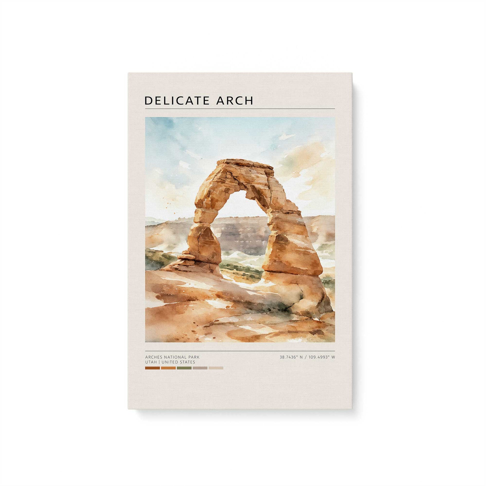 [Color:Stretched Canvas], Picture of art