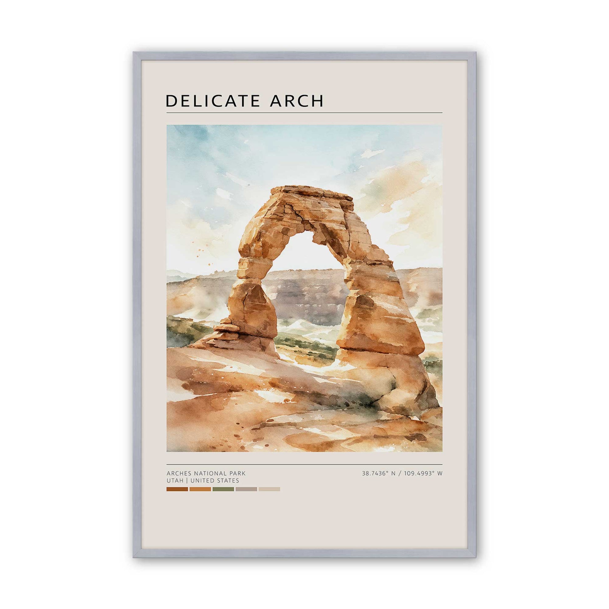 [Color:Polished Chrome], Picture of art in a Polished Chrome frame