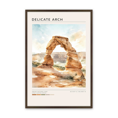 [Color:Brown], Picture of art in a Brown frame