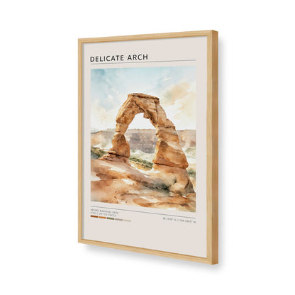 [Color:American Maple], Picture of art in a American Maple frame of the corner