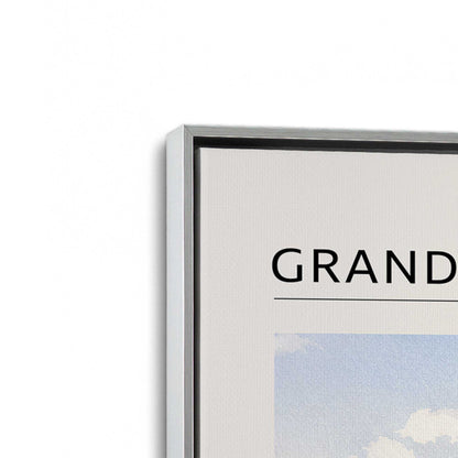 [Color:Polished Chrome], Picture of art in a Polished Chrome frame at an angle