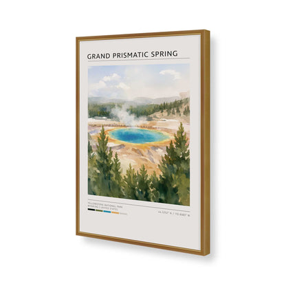 [Color:Polished Gold], Picture of art in a Polished Gold frame of the corner