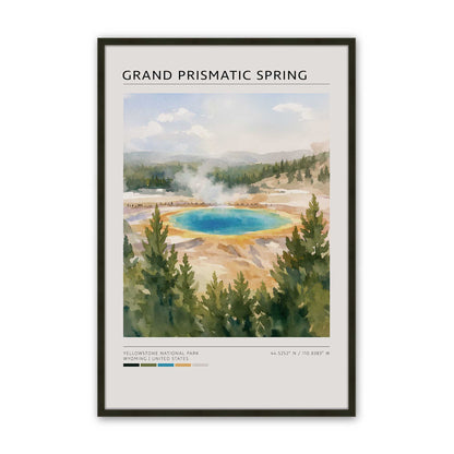[Color:Satin Black], Picture of art in a Satin Black frame