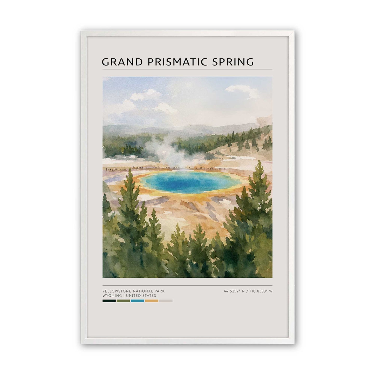 [Color:Opaque White], Picture of art in a Opaque White frame
