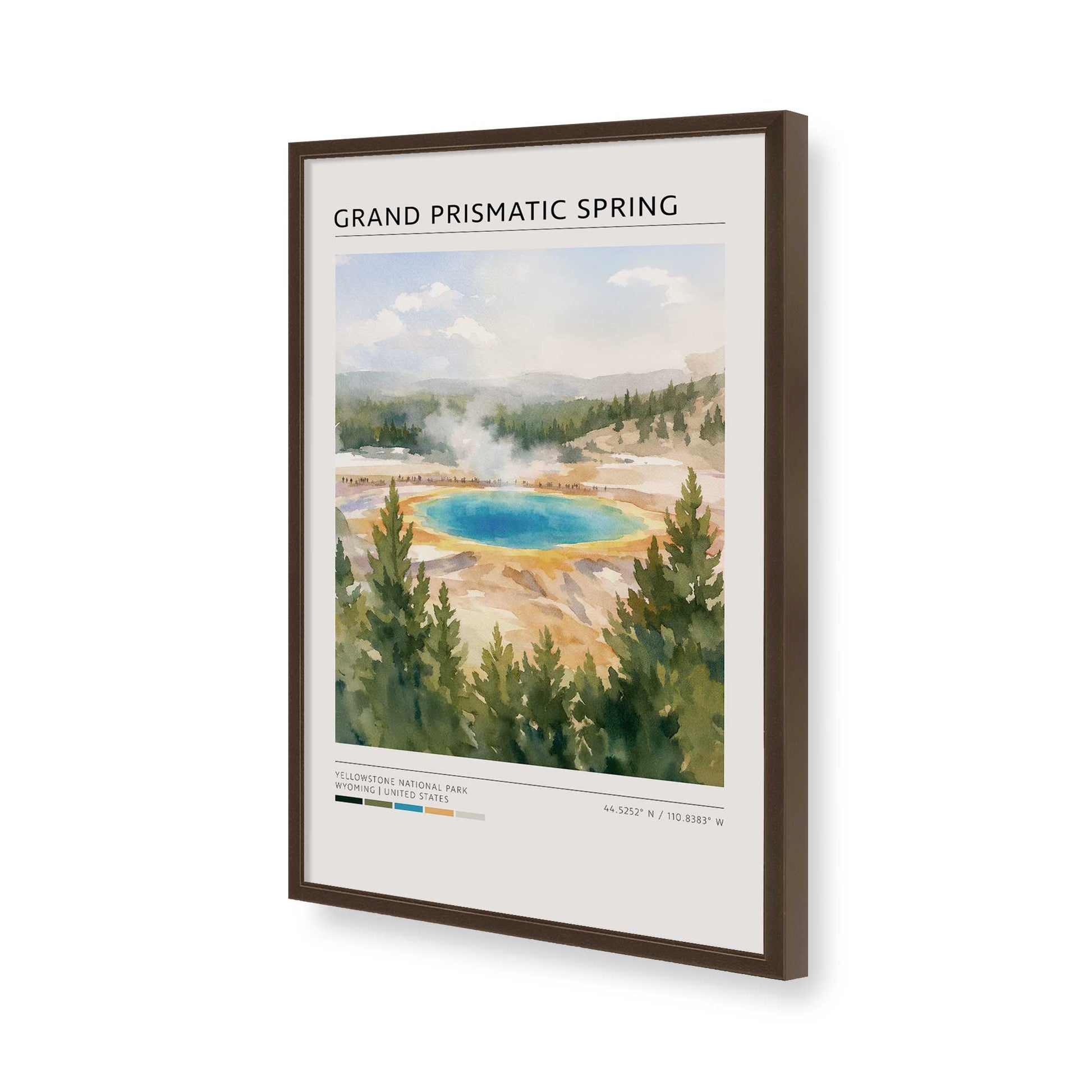 [Color:Belvinder Brown], Picture of art in a Belvinder Brown frame of the corner