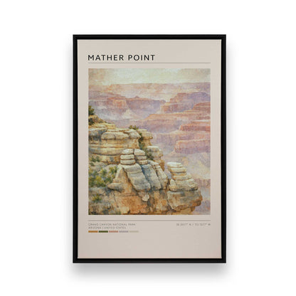 [Color:Satin Black], Picture of art in a Satin Black frame