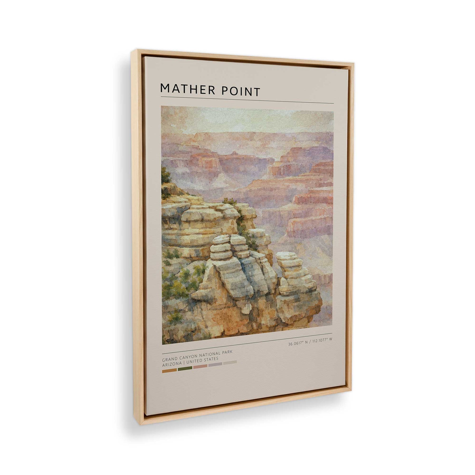 [Color:American Maple], Picture of the corner of the art
