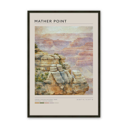 [Color:Satin Black], Picture of art in a Satin Black frame