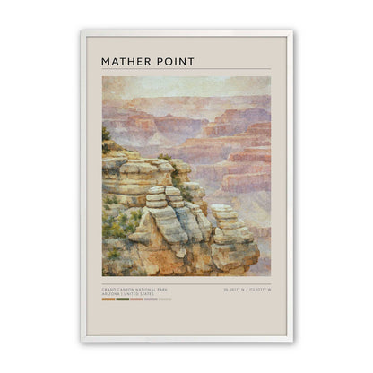 [Color:Opaque White], Picture of art in a Opaque White frame