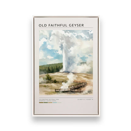 [Color:Opaque White], Picture of art in a White frame