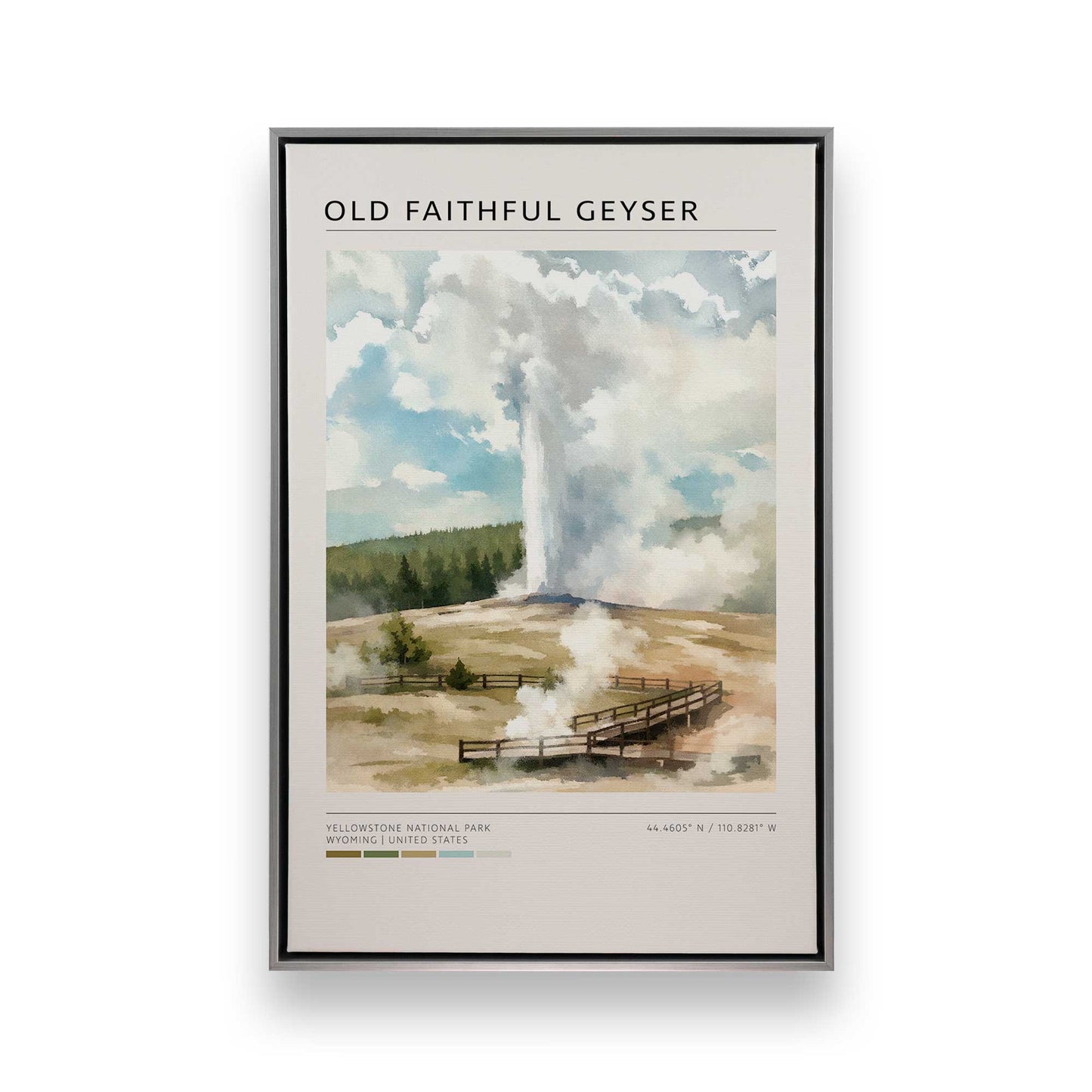 [Color:Polished Chrome], Picture of art in a Polished Chrome frame
