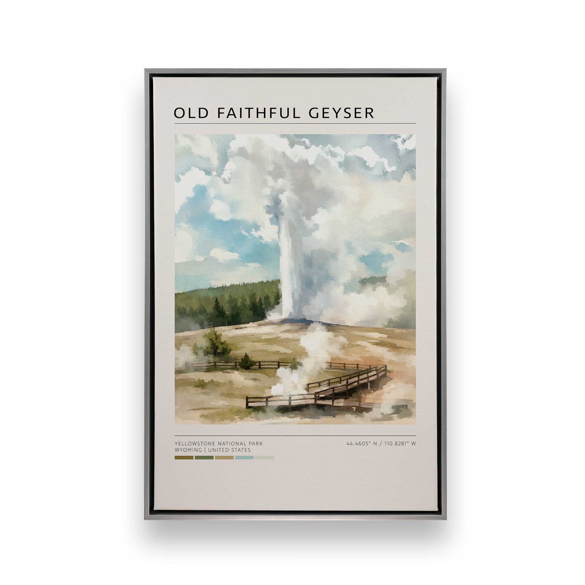 [Color:Polished Chrome], Picture of art in a Polished Chrome frame